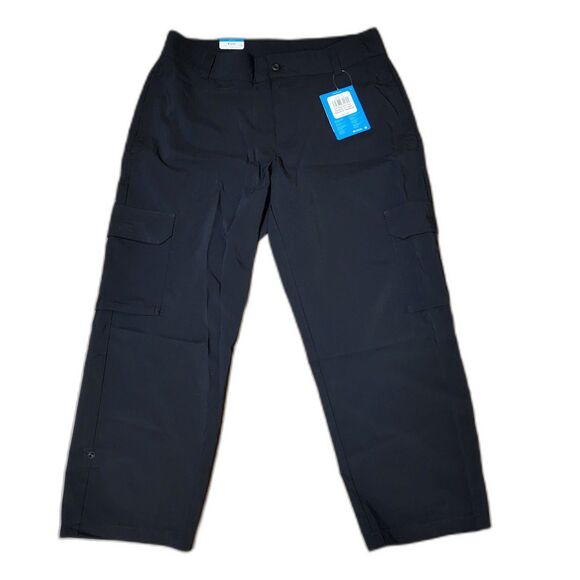 Columbia Silver Ridge Utility Capri Pants Women’s 10 Black – NWT - Picture 1 of 11